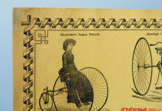 Originální plakát Velociped Ausstellung