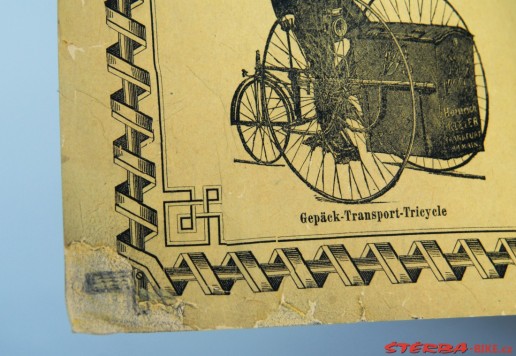 Originální plakát Velociped Ausstellung