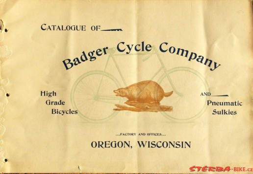 "Badger Cycle Company" firemní katalog - 1894