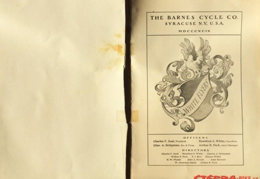 "Barnes" catalogue - 1899