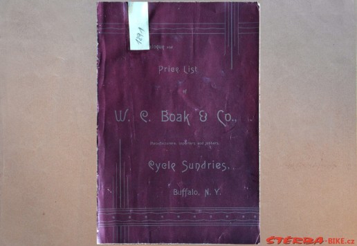 "W.C.Boak" firemní katalog - 1891