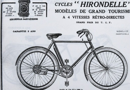Hirondelle GRAND, retro directe - France c.1920
