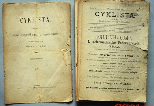 Časopis Cyklista - 1894