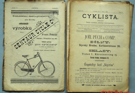 Časopis Cyklista - 1894