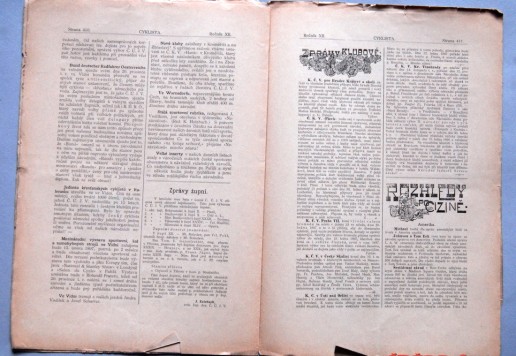 Cyklista - 1896 magazine