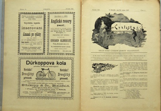 Cyklista - 1897 magazine