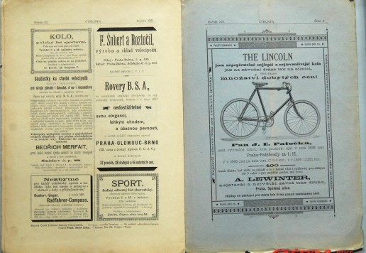 Cyklista - 1897 magazine