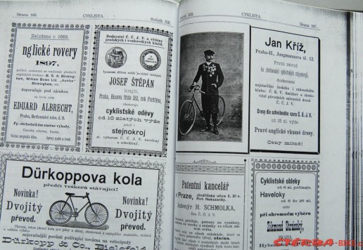 Cyklista - 1897 magazine