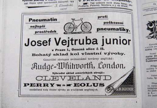 Časopis Cyklista - 1897/98