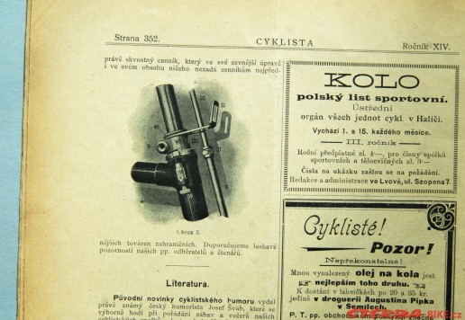 3 x Cyklista - 1898 magazine