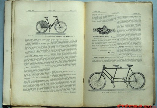15 x Časopis Cyklista - 1898/99