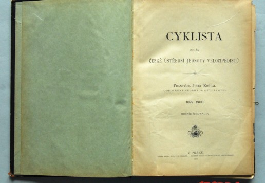 Časopis Cyklista - 1899/1900