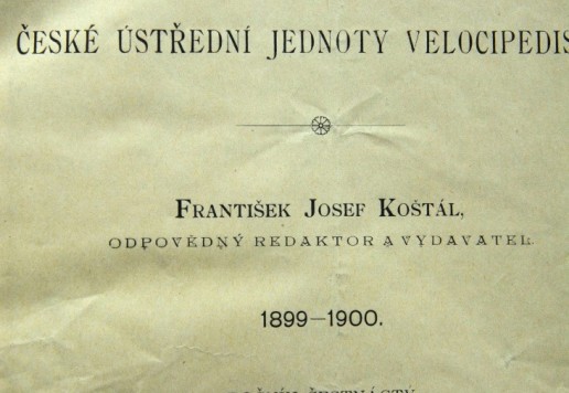 Cyklista - 1899/1900 magazine