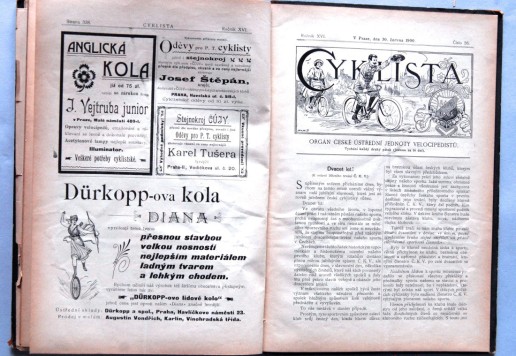 Cyklista - 1899/1900 magazine