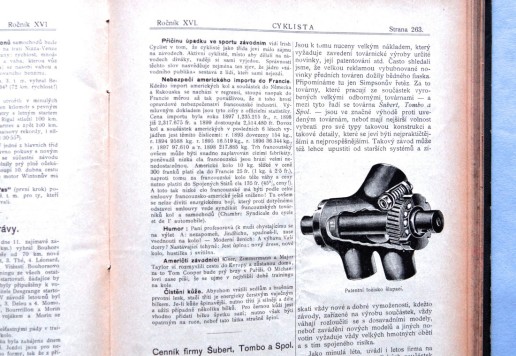 Cyklista - 1899/1900 magazine