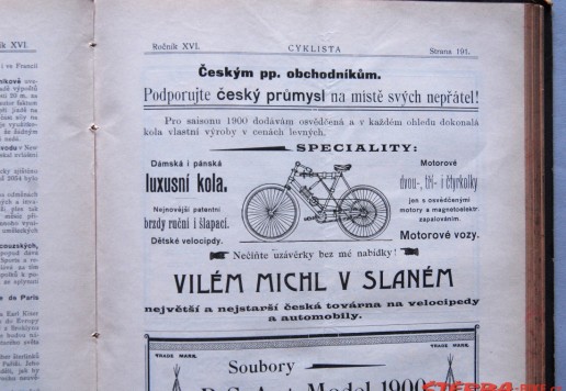 Cyklista - 1899/1900 magazine