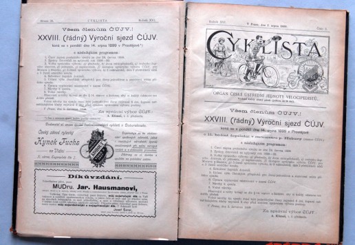 Cyklista - 1899/1900 magazine