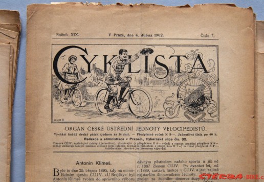 Cyklista - 1902 magazine (7x)