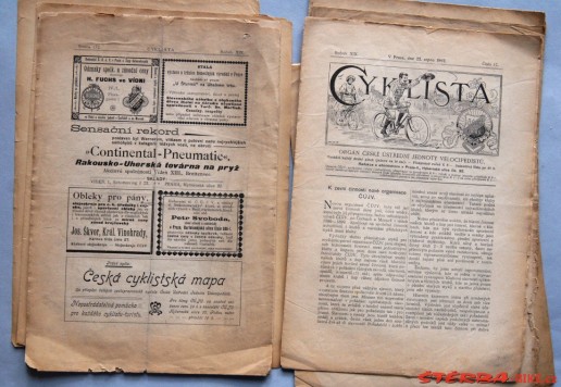 Cyklista - 1902 magazine (7x)
