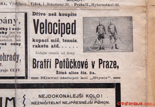 Časopis Cyklista - 1902 (7 x)