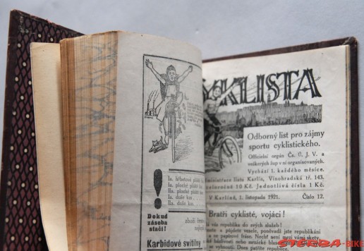 Cyklista - 1921 magazine