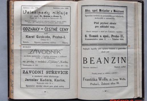 Cyklista - 1921 magazine