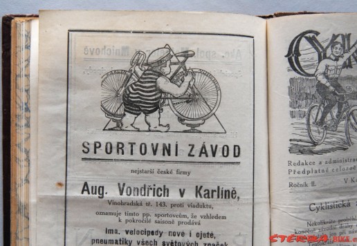 Cyklista - 1921 magazine