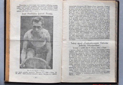 Cyklista - 1921 magazine