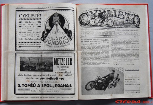 Cyklista - 1922 magazine
