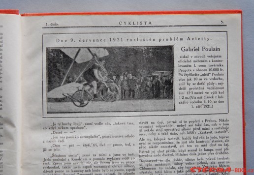 Cyklista - 1922 magazine