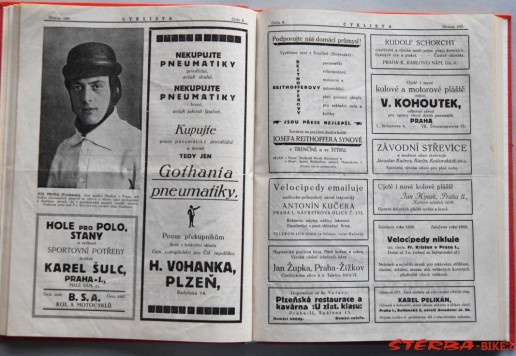 Cyklista - 1922 magazine