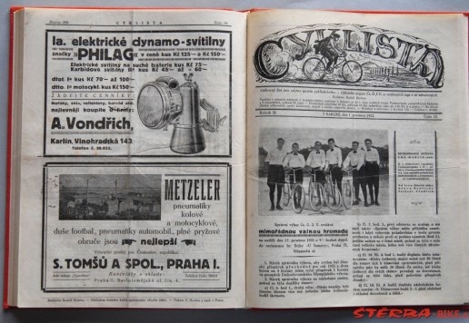 Cyklista - 1922 magazine