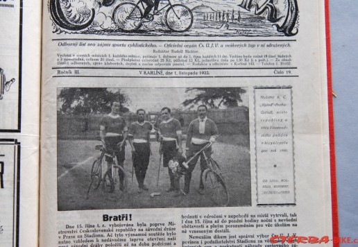 Cyklista - 1922 magazine