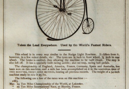 D.Rudge Race High wheel 54“ – replica