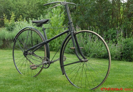 Men's X frame safety bicycle, c.1888