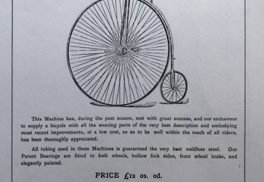 D.Rudge No 2., 50“  cca 1886/7