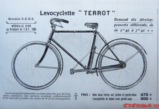 Lévocyclette TERROT 1909