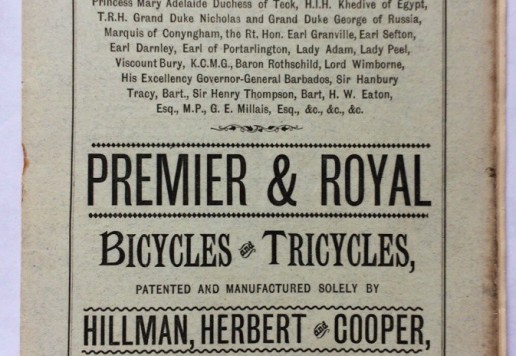 D.H.F. Premier 54", Anglie - 1884 