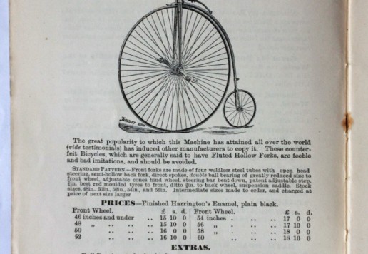 D.H.F. Premier 54", Anglie - 1884 