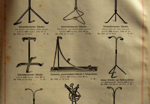Wire bicycle stand