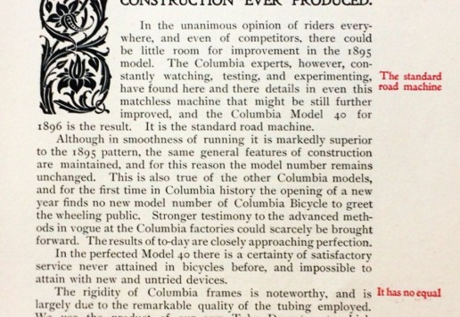 Columbia 1896 - model 40
