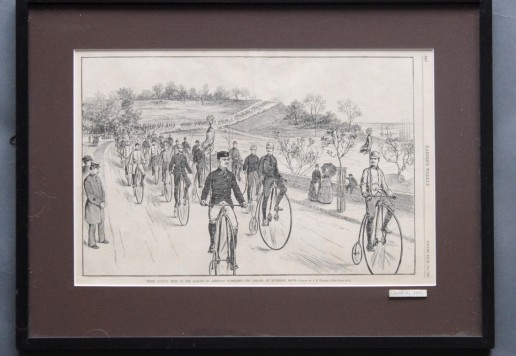 Lithograph in frame