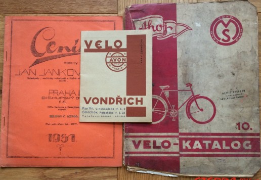 3 x catalogue - Vondřich, Jankovský, Ahoj