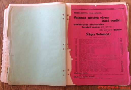 5 x catalogues Velamos