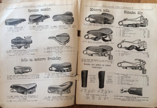 Siercke Robert katalog česky 1907/8