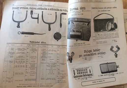Siercke Robert katalog česky 1907/8