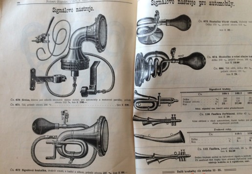 Siercke Robert katalog česky 1907/8