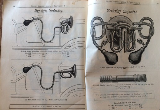 Siercke Robert katalog česky 1907/8