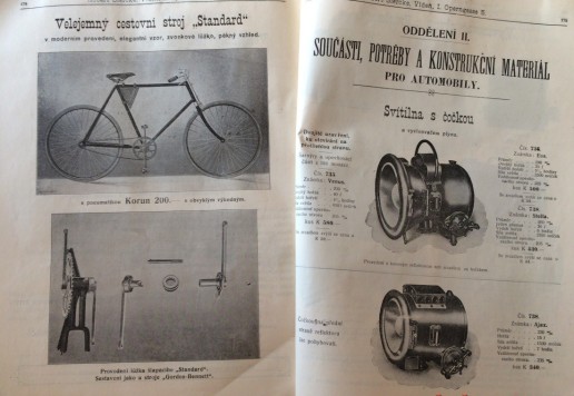 Siercke Robert katalog česky 1907/8