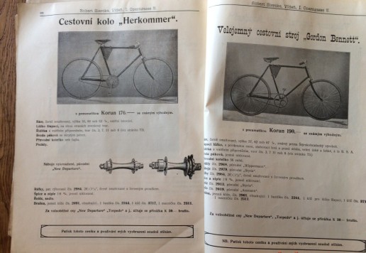 Siercke Robert katalog česky 1907/8